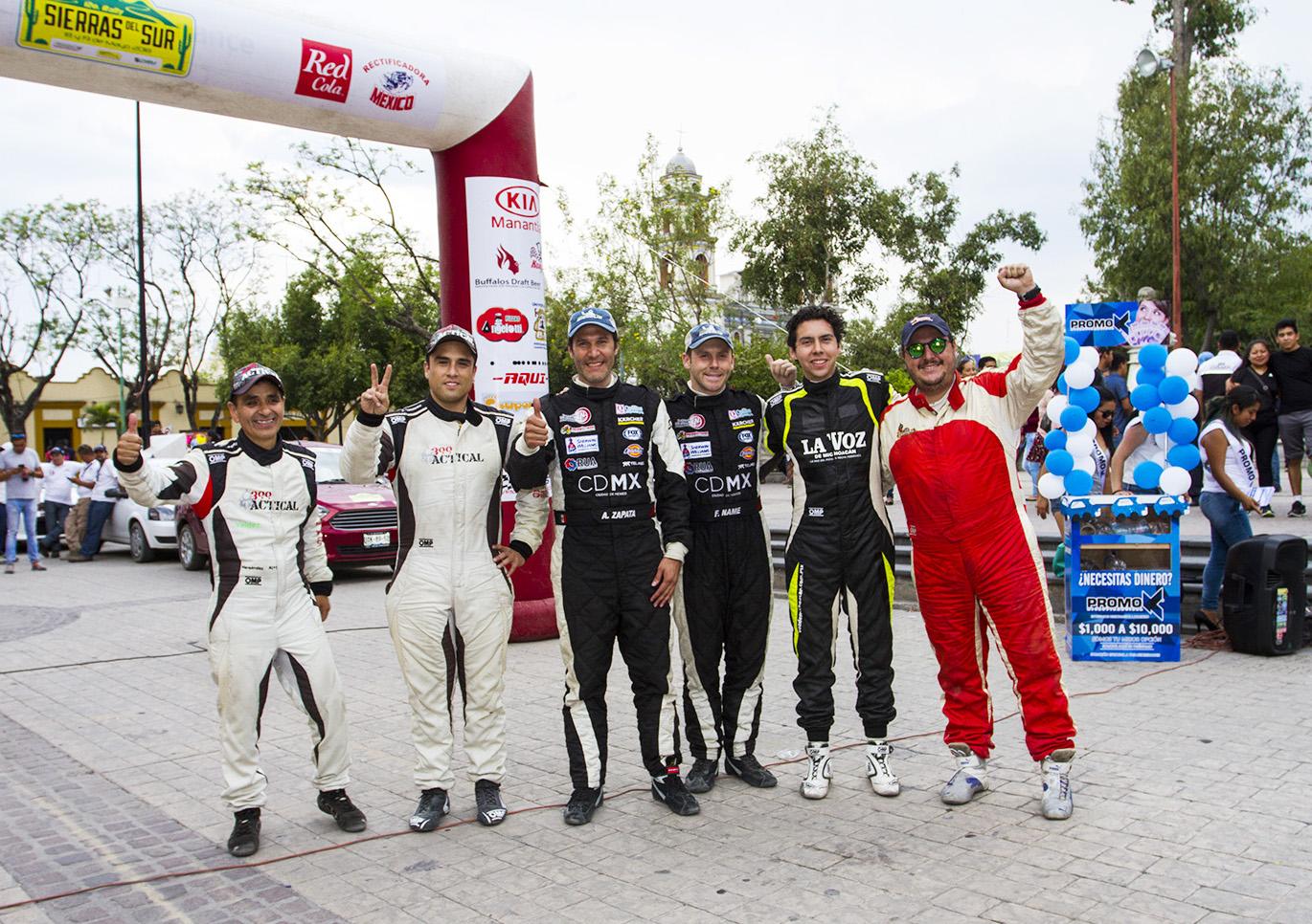 prensa cnr 1 PANCHO NAME 2 RICARDO CORDERO 3 MIGUEL MEDINA 12o RALLY SIERRAS DEL SUR FOTO ANTONIO SANCHEZ FLORES IMG_3126.jpg